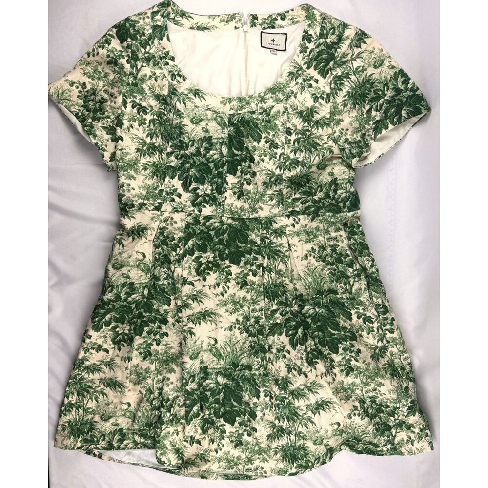 Tuckernuck Dress Floral Cypress Toile Amelia Mini Gown Size XXL